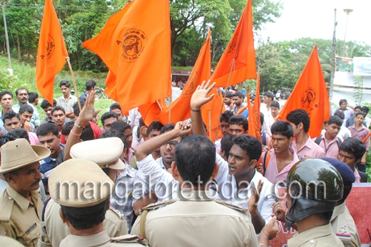 ABVP protest 2...